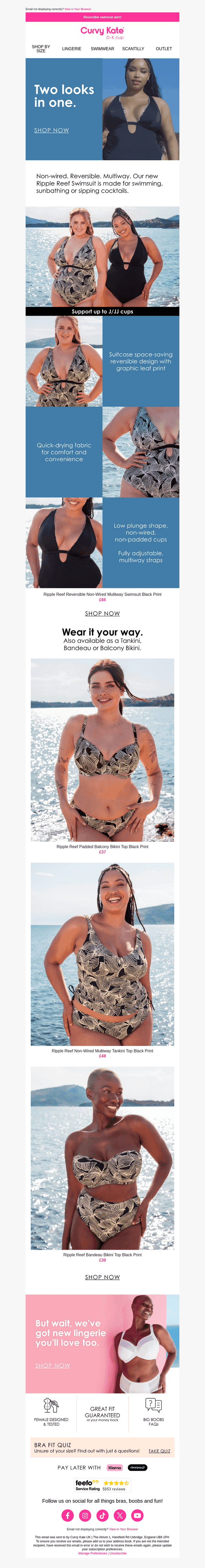 This swimsuit said “options.”