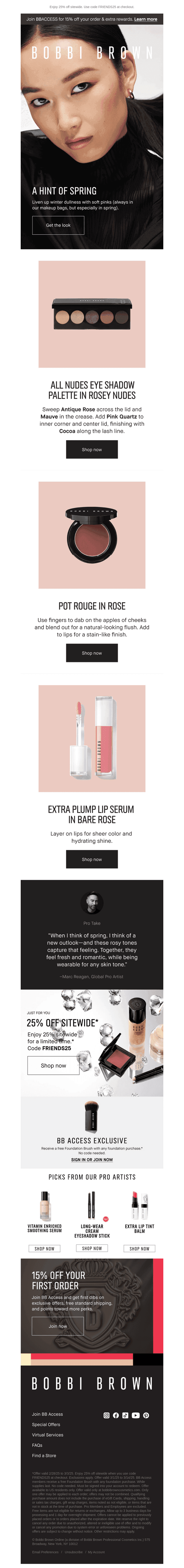Prep for spring with a rosy look