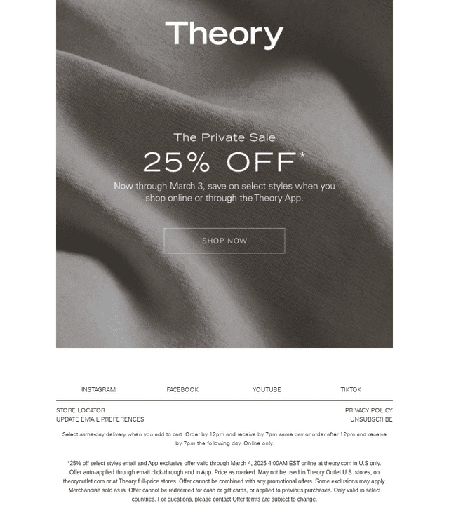 The Private Sale Is Here