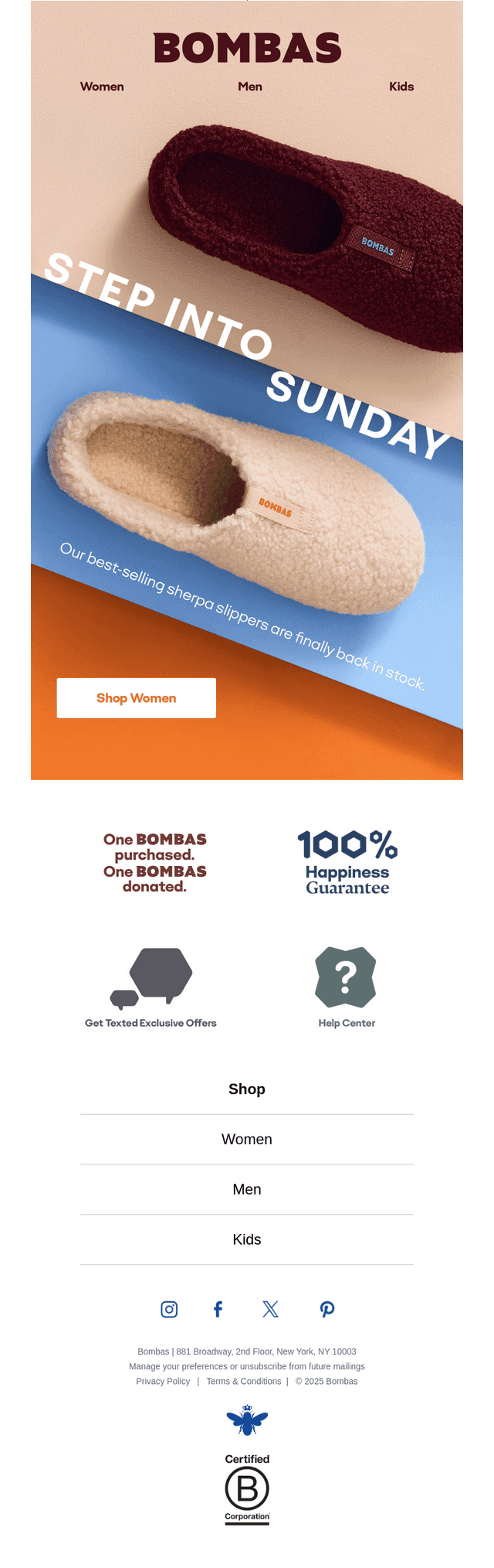 Restock Alert: Sunday Slippers