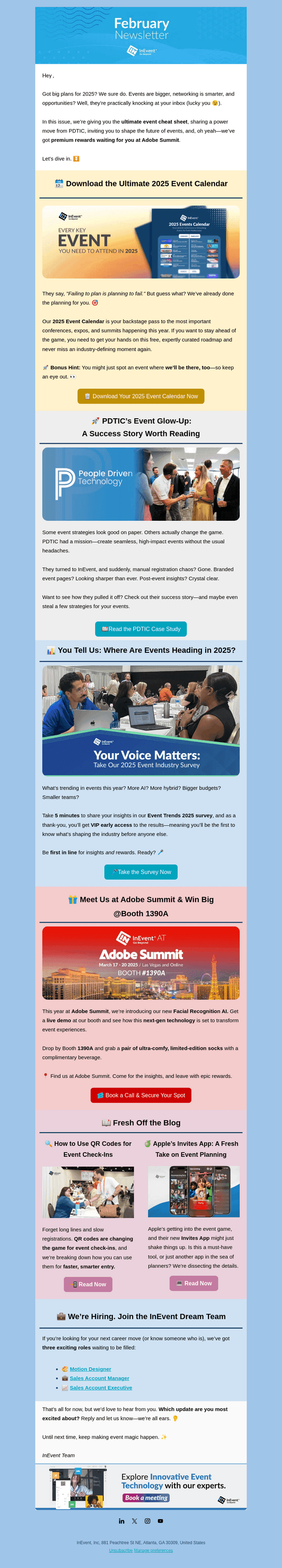 InEvent email from Sat, Mar 1, 2025