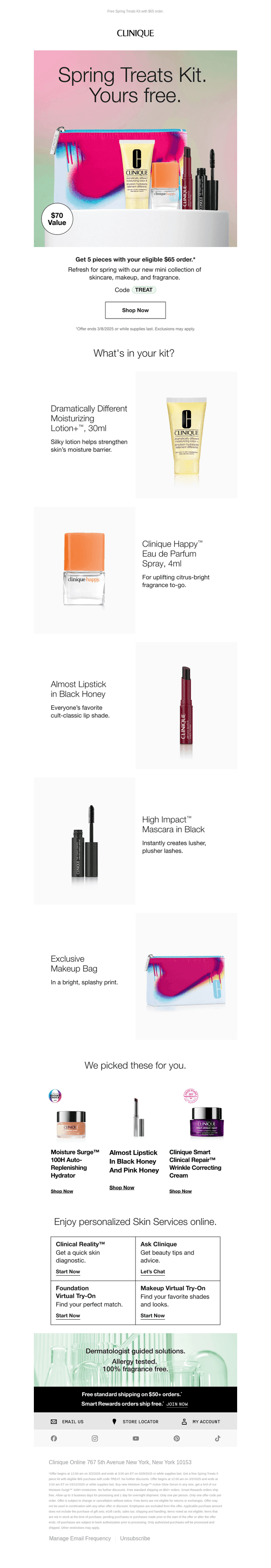 Spring forward with a fresh new mini routine.