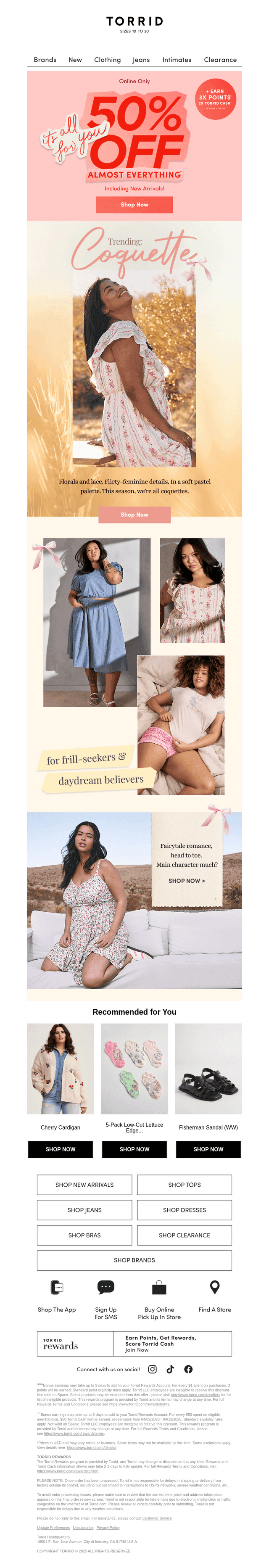 Trending: sweet coquette newness