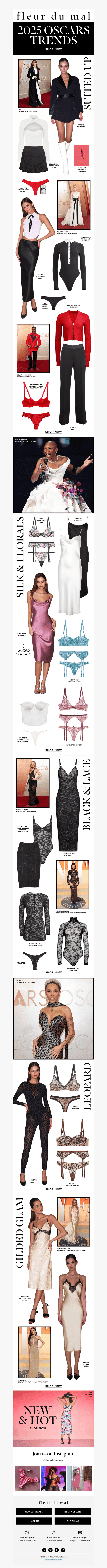 2025 Oscars Best-Dressed, Fleur Edition ⭐