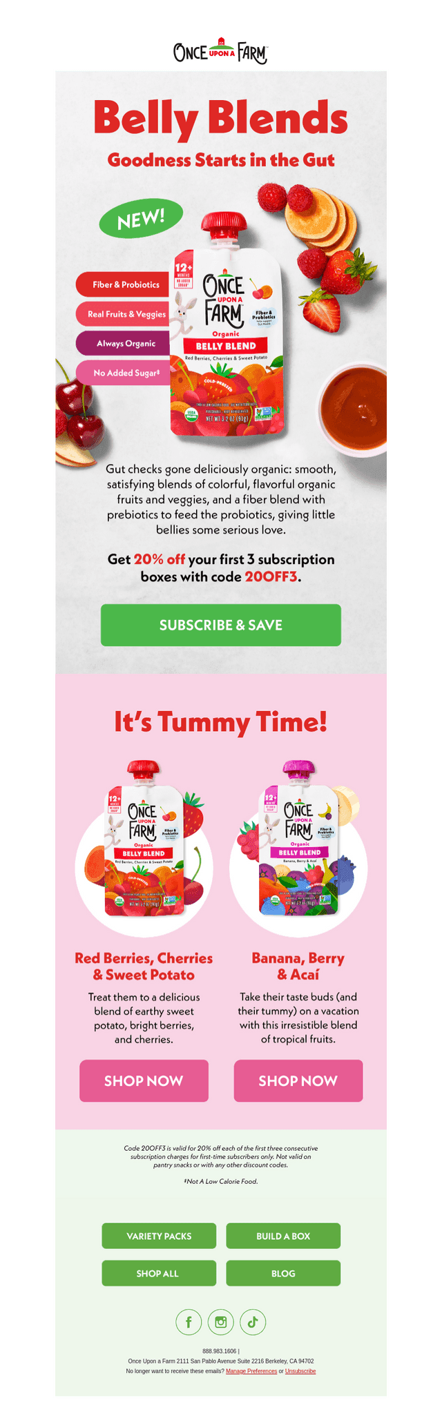 Meet Our NEW Belly Blends! 🍌🍓