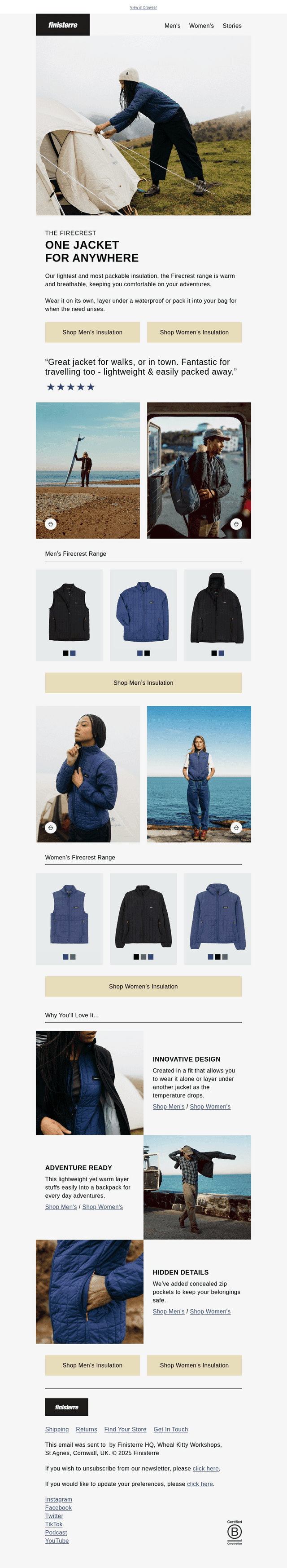 One Layer For Anywhere: The Firecrest