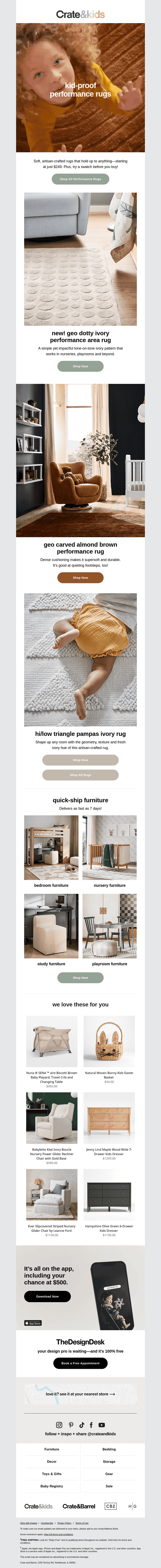 Performance rugs for every room!