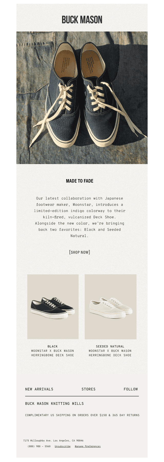 New Limited Edition Indigo, Same Legendary Shoe