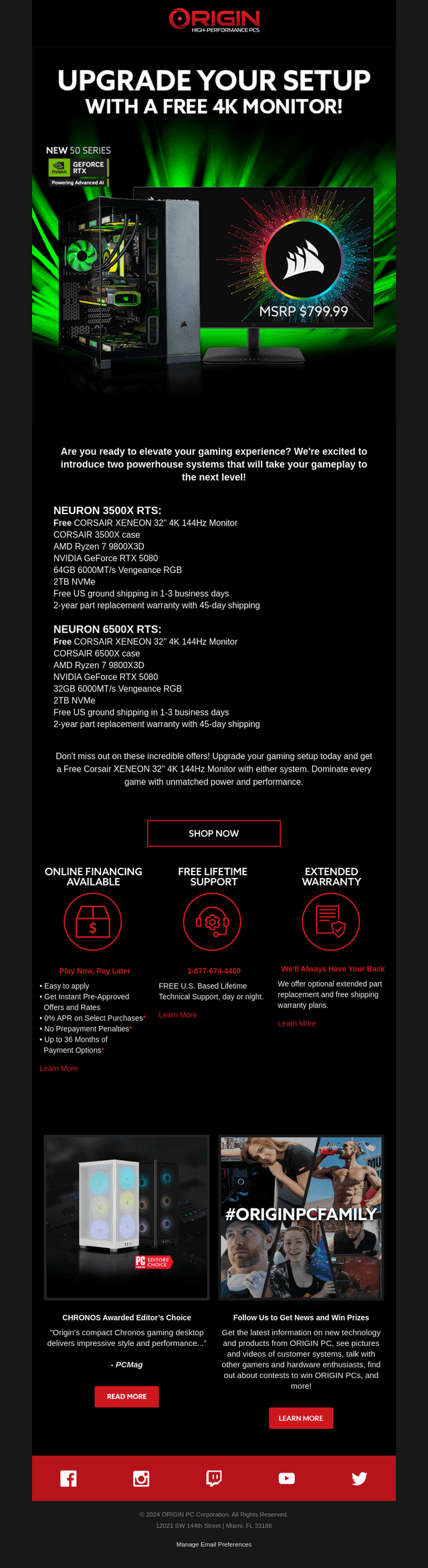 ORIGIN PC email from Tue, Mar 4, 2025