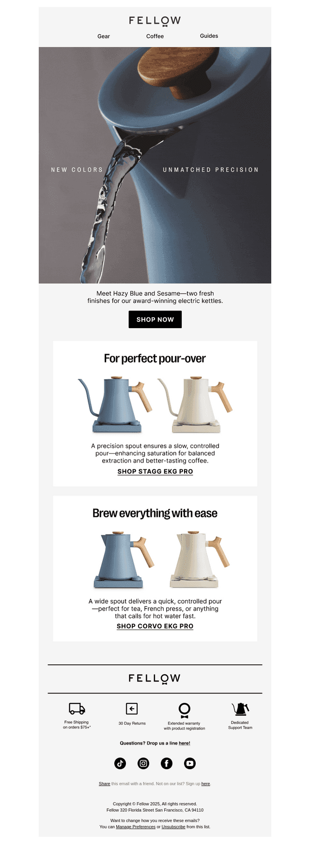 Two new kettle colors just dropped