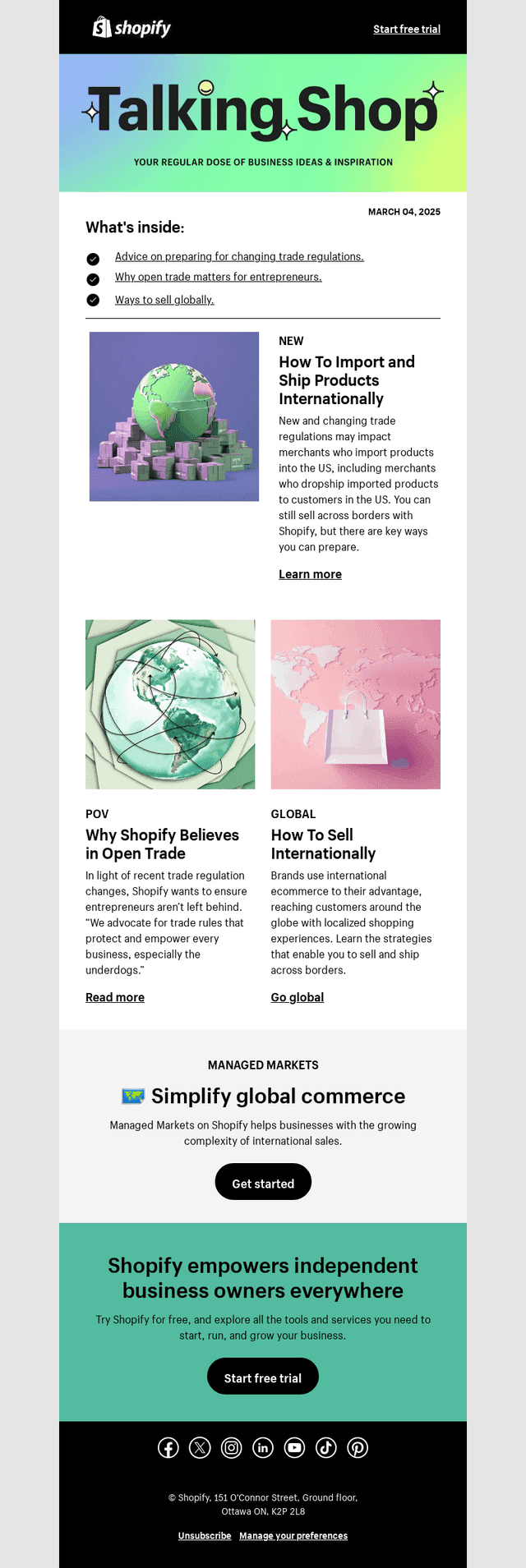 Shopify email from Tue, Mar 4, 2025