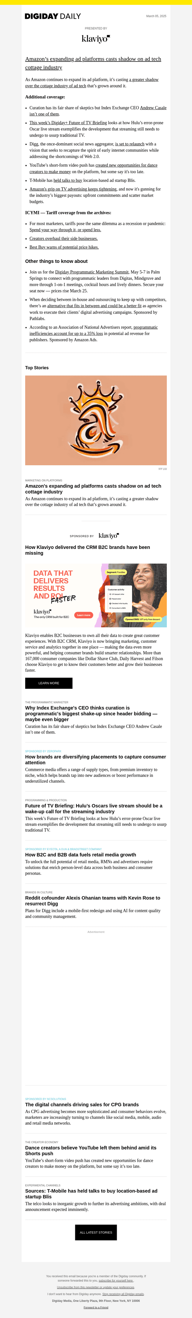 Amazon's expanding ad platforms casts shadow on ad tech cottage industry