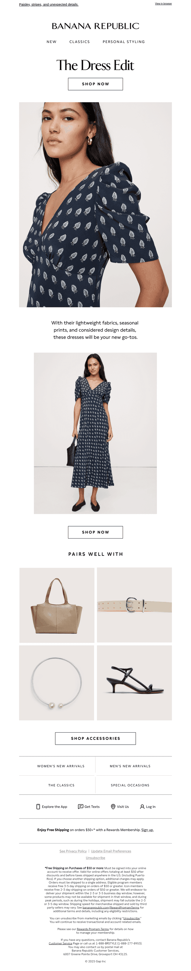 The spring dress preview