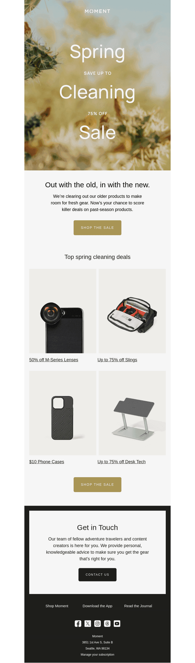 The Spring Cleaning Sale