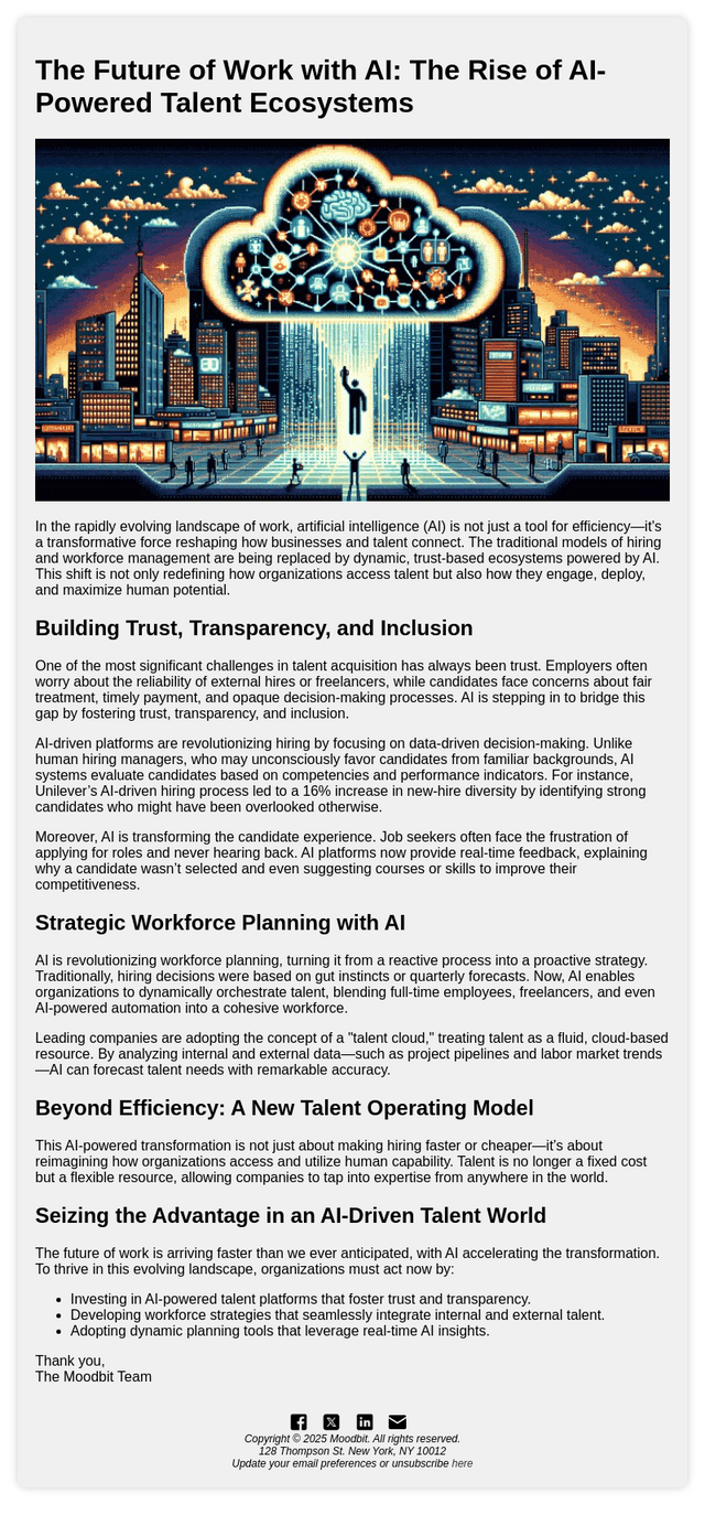 AI's Talent Cloud Revolution: Redefining Workforce Strategies