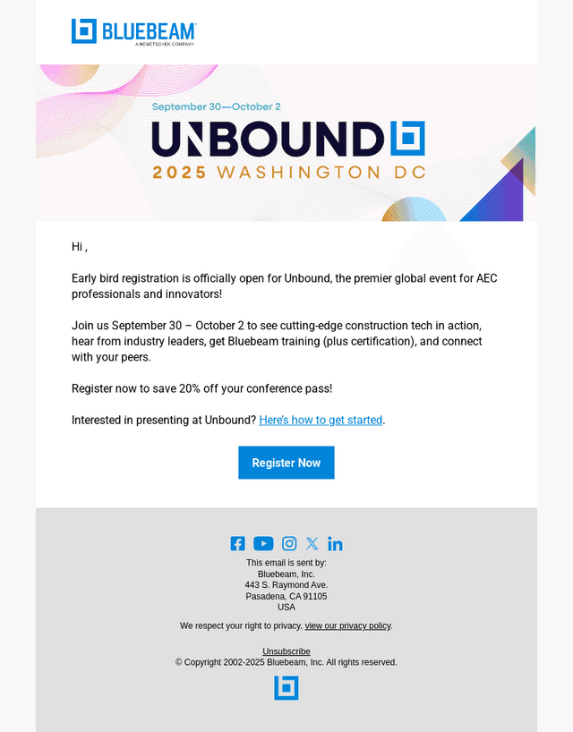 Unbound 2025: Register now to save!