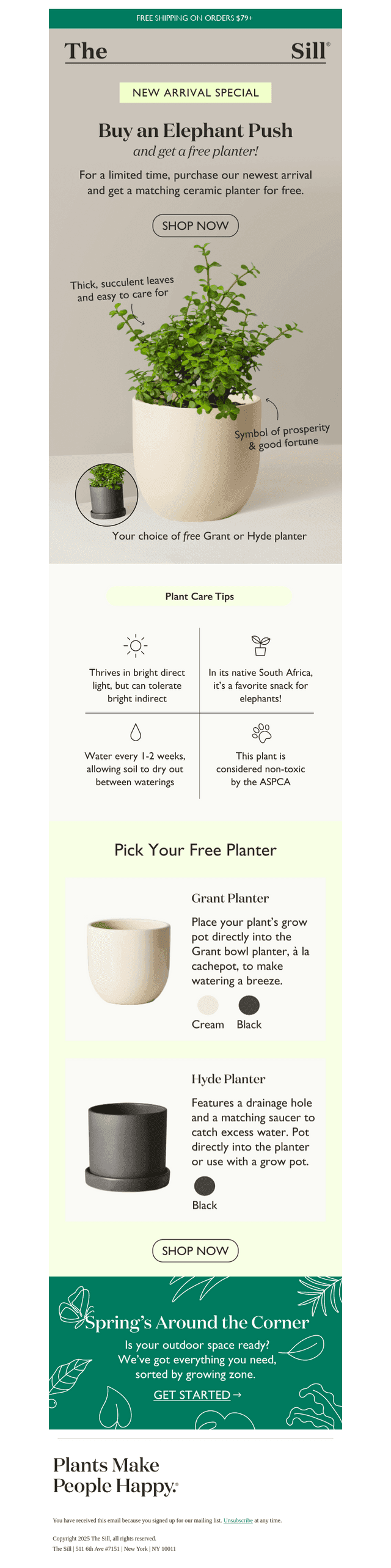 Claim Your Free Planter!