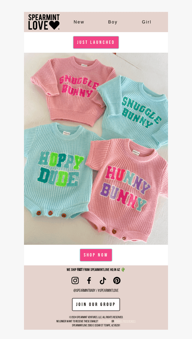new Easter knit sweaters