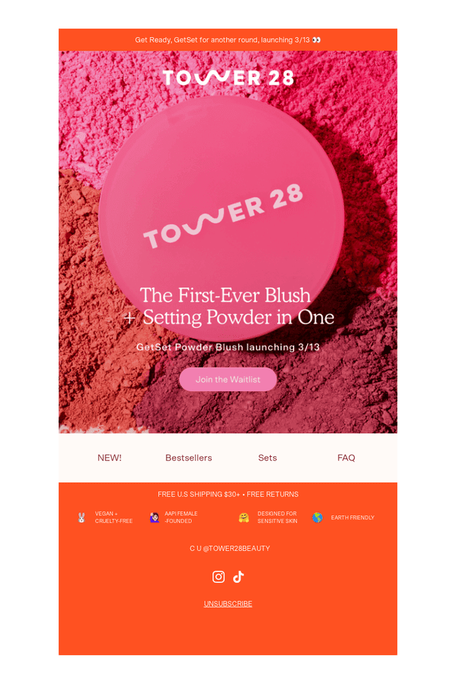Tower 28 Beauty email from Wed, Mar 5, 2025