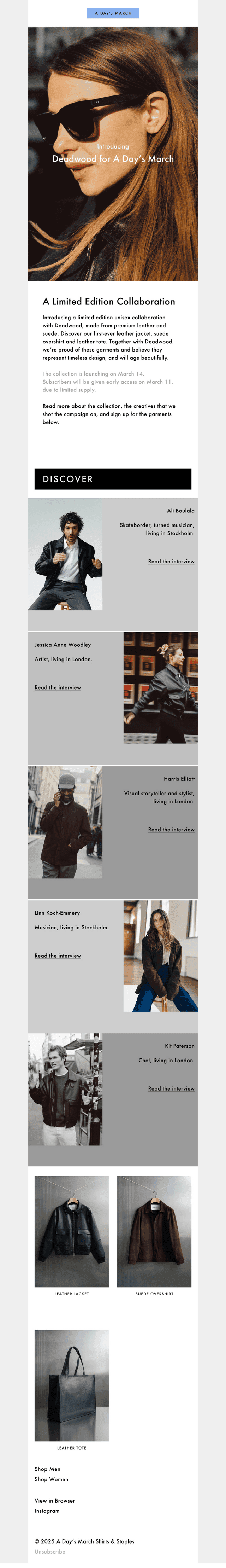 INTRODUCING DEADWOOD FOR A DAY’S MARCH
