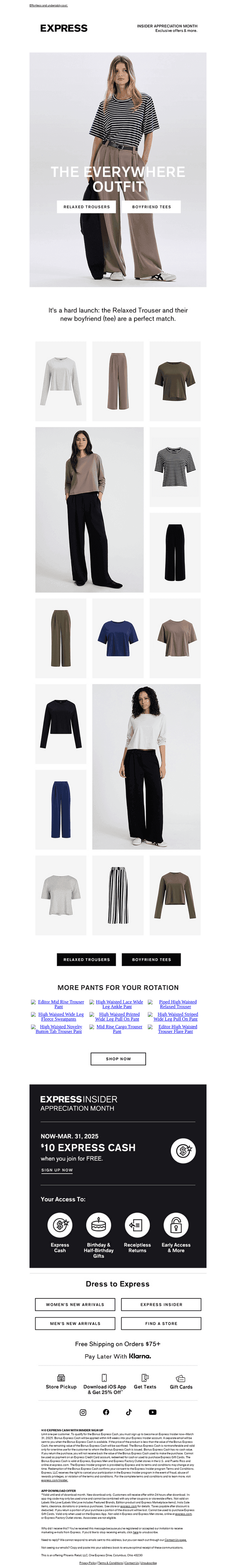 This ($25!) Tee + Relaxed Trouser = Perfect Outfit