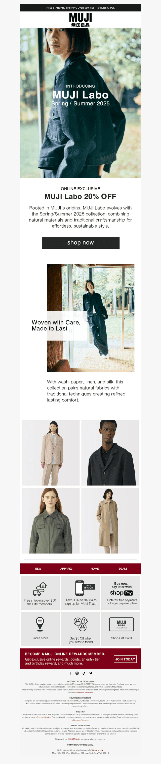 Explore MUJI Labo Spring Collection 💧