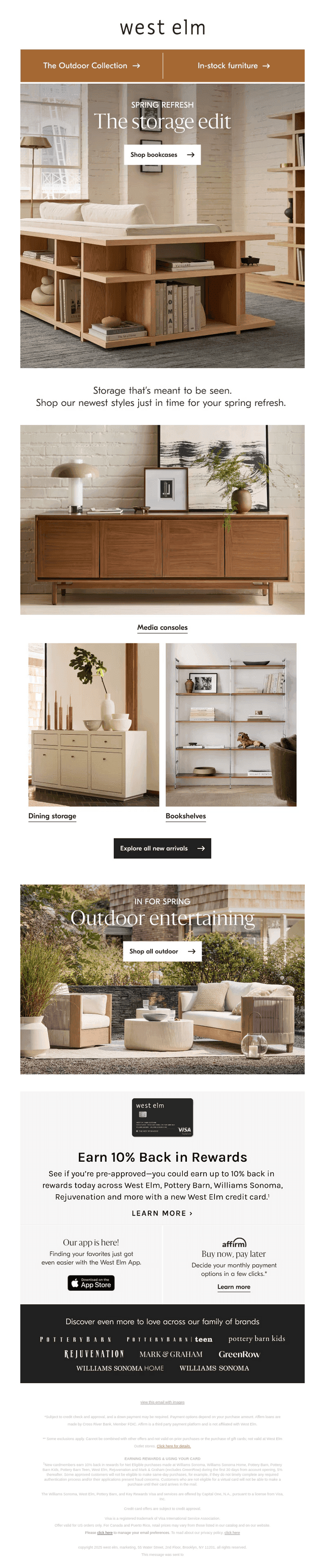 Spring storage! Your refresh will thank you