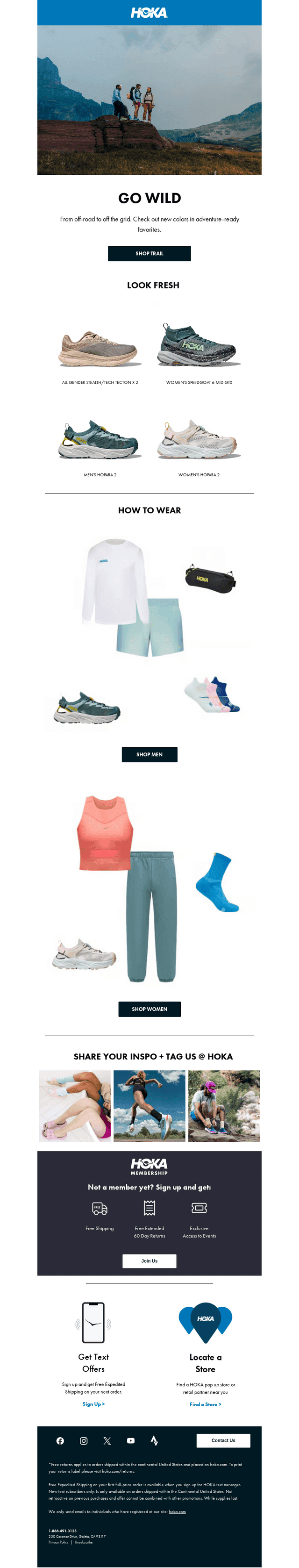 New hues for the trail