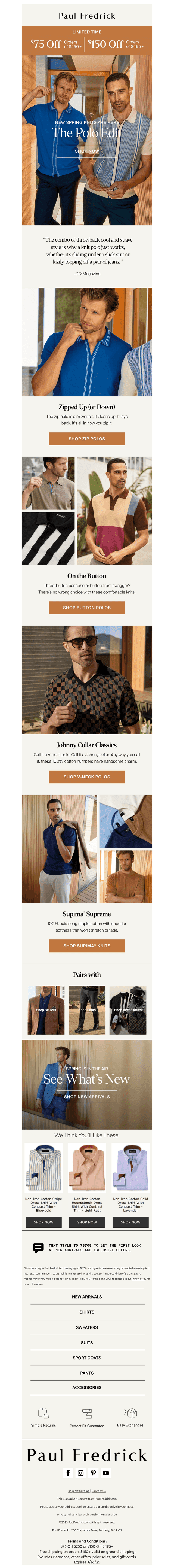 Polo power: new knits are here.