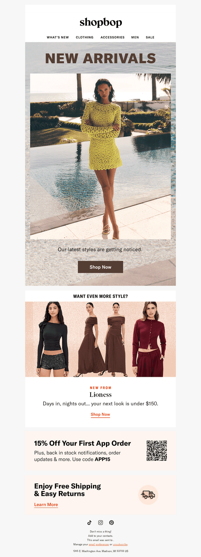 It's all new: 215 styles