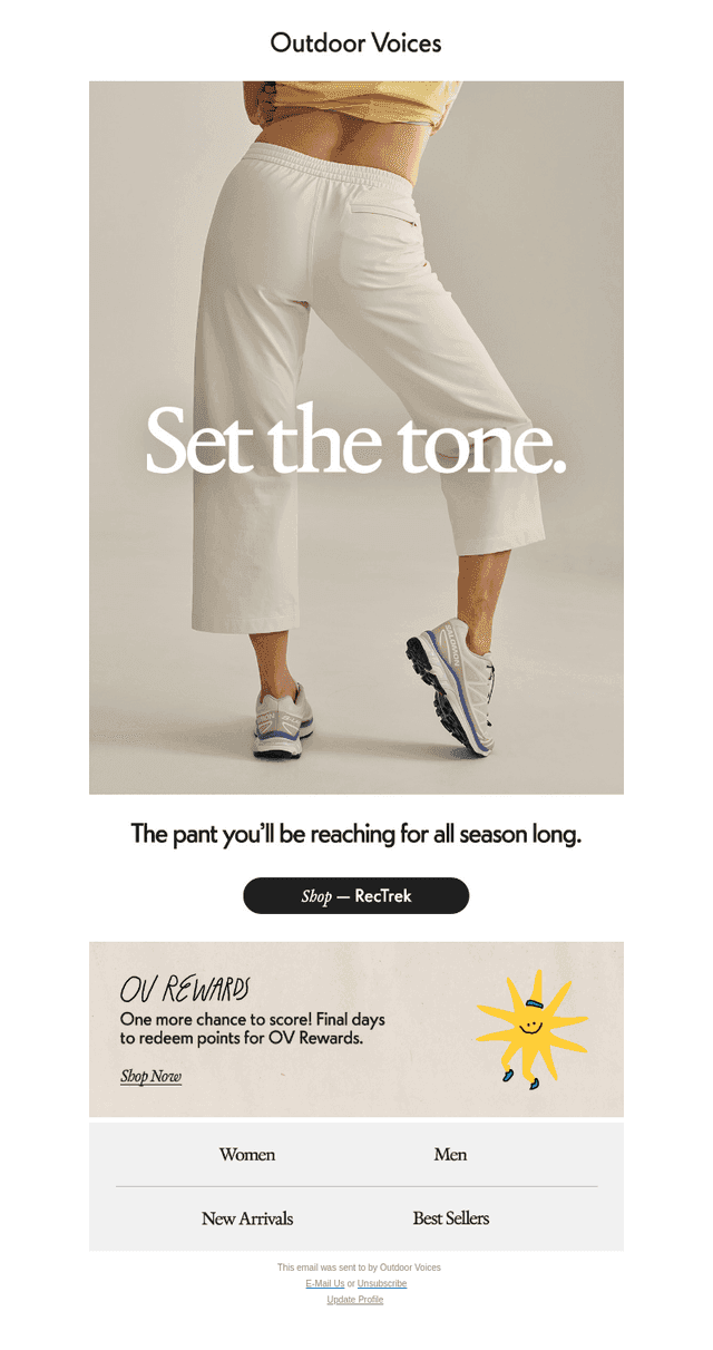 Your weekend pant.
