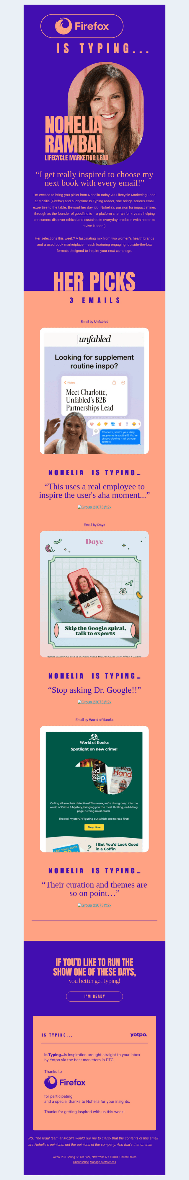 Nohelia from Mozilla (Firefox) is typing!