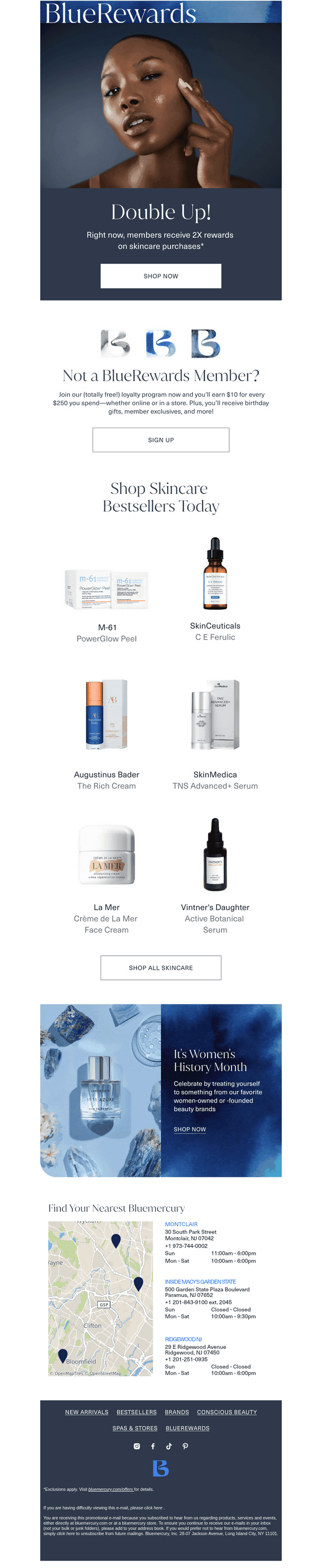 Double rewards on skincare?!