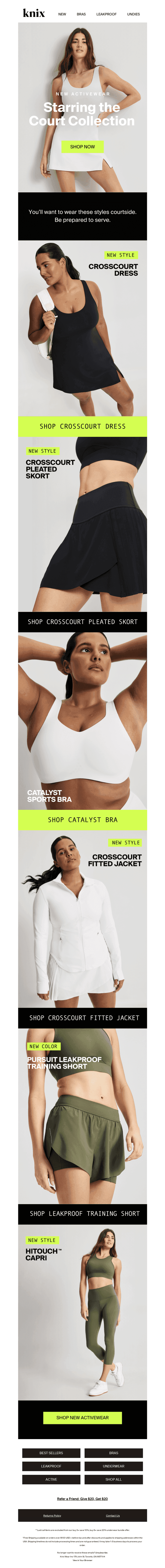 Just Dropped! All-New Activewear🎾👗