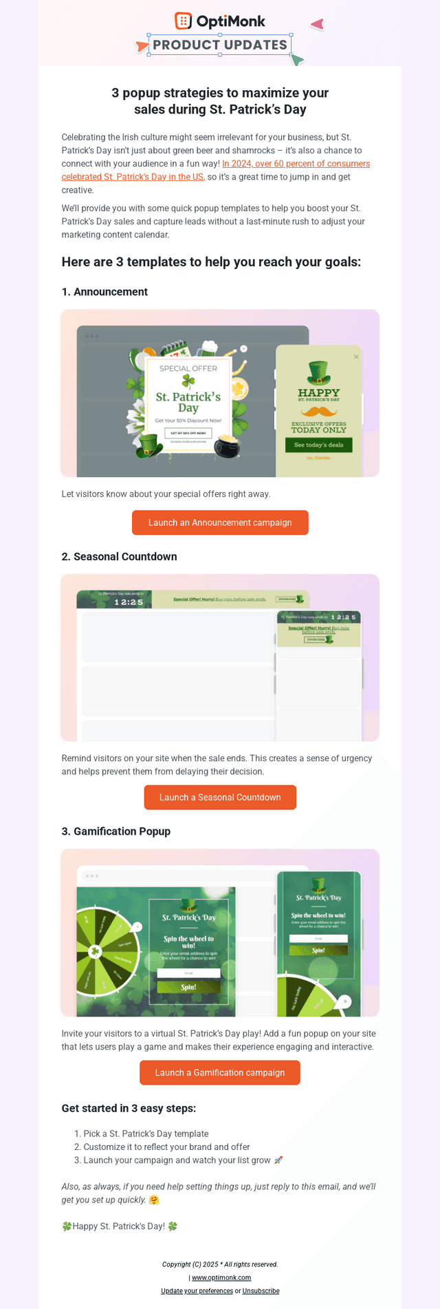 OptiMonk email from Thu, Mar 6, 2025