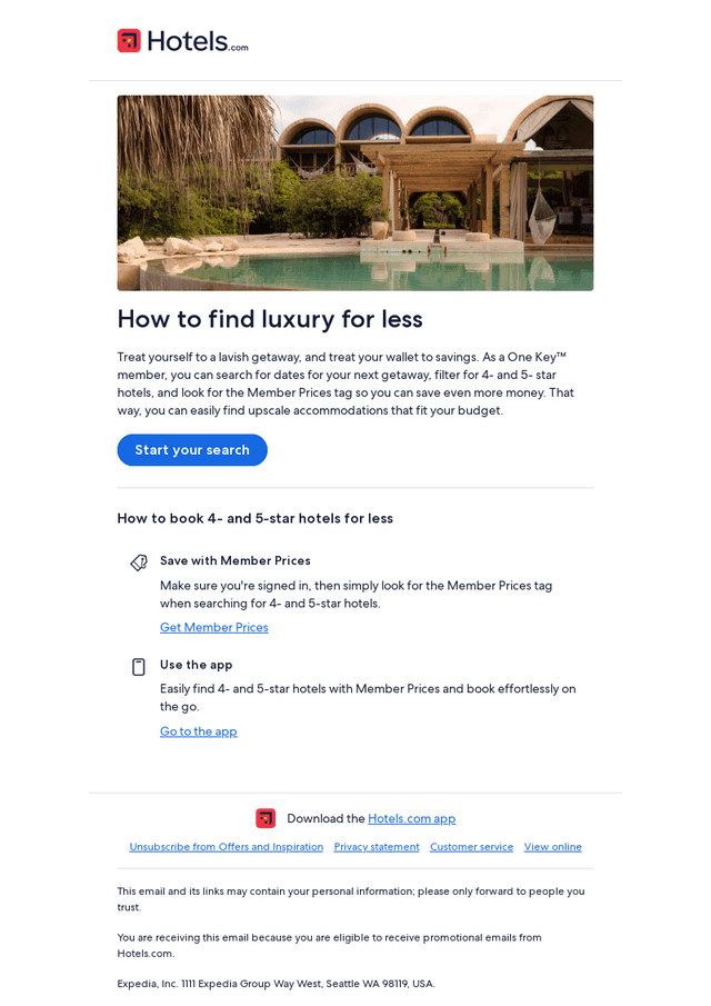 Experience luxury for less