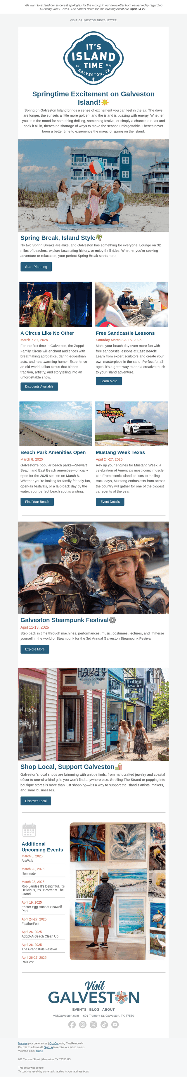 Oops! Correction on Mustang Week Texas Dates🌟