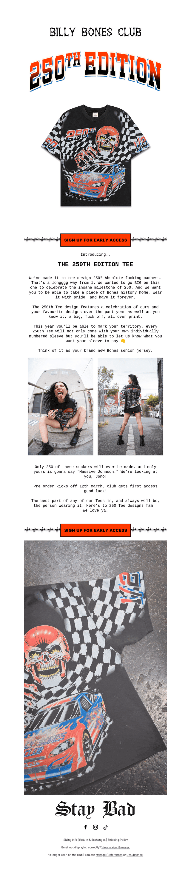 250th Edition Tee Is Coming 💀
