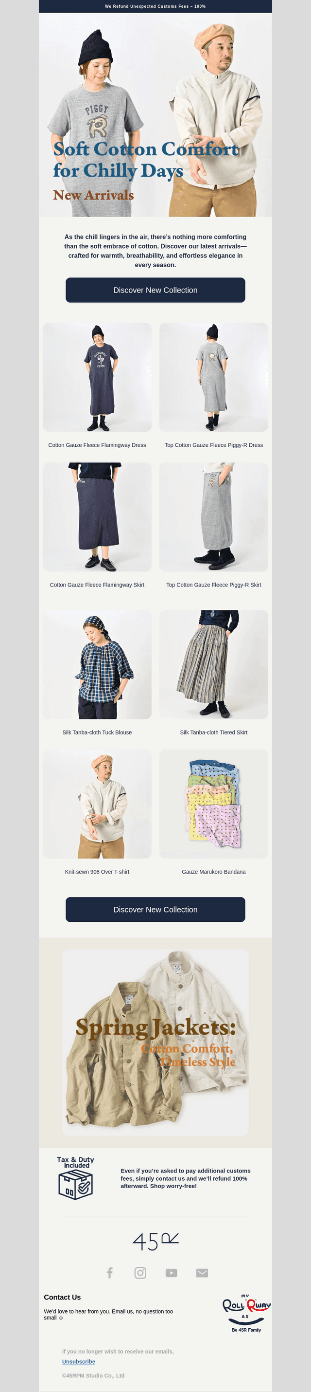 New Refined Cotton Arrivals – Soft, Smooth & Timeless