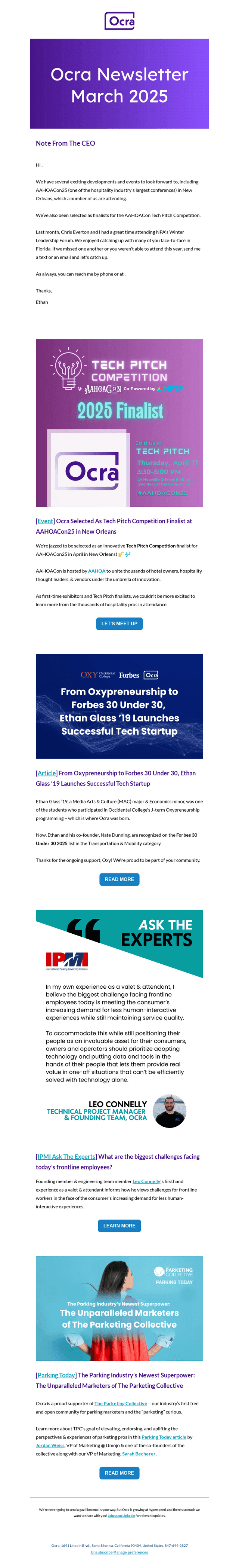 Ocra Momentum Update: March 2025