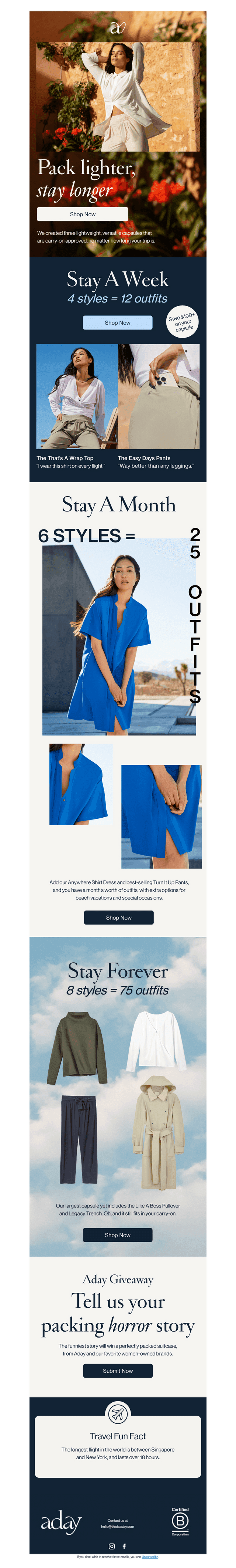 FIRST ACCESS: 3 NEW Travel Capsules