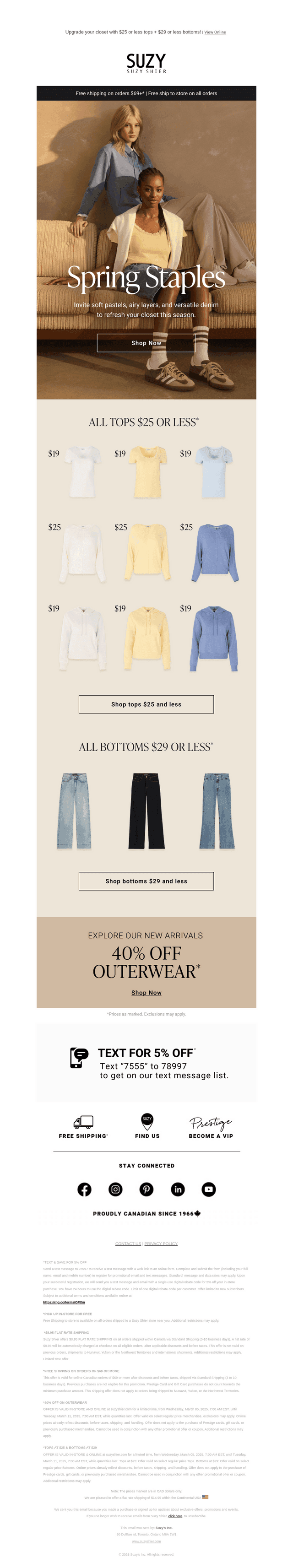 , have you shopped spring staples yet? 🌷