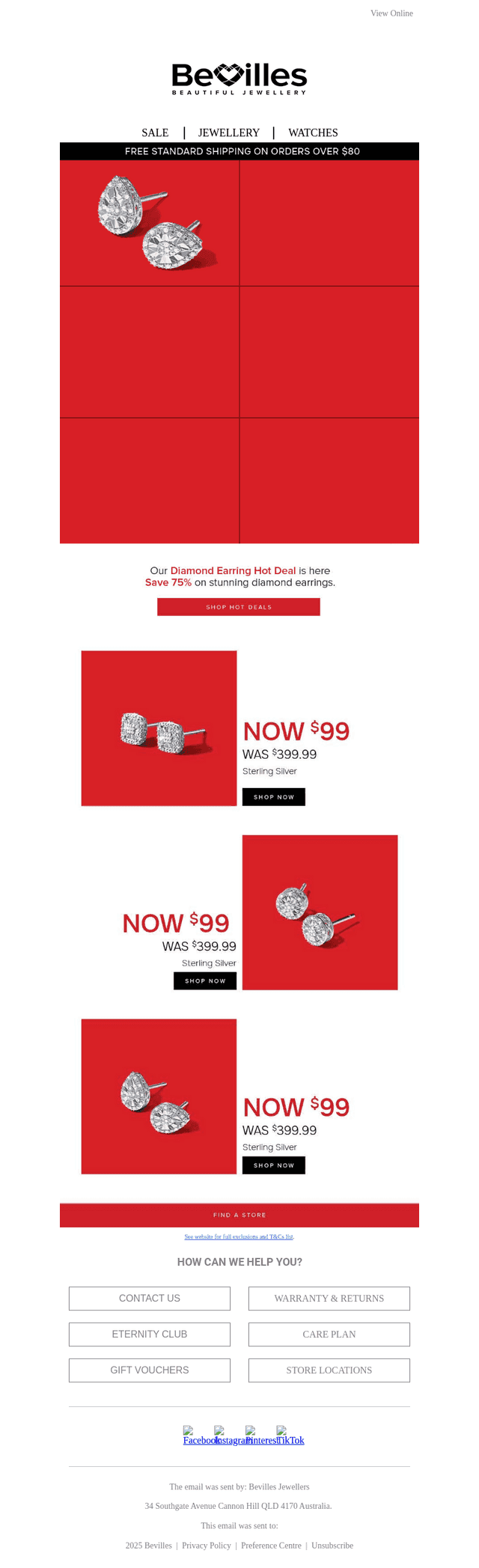 Diamond Earring Hot Deal