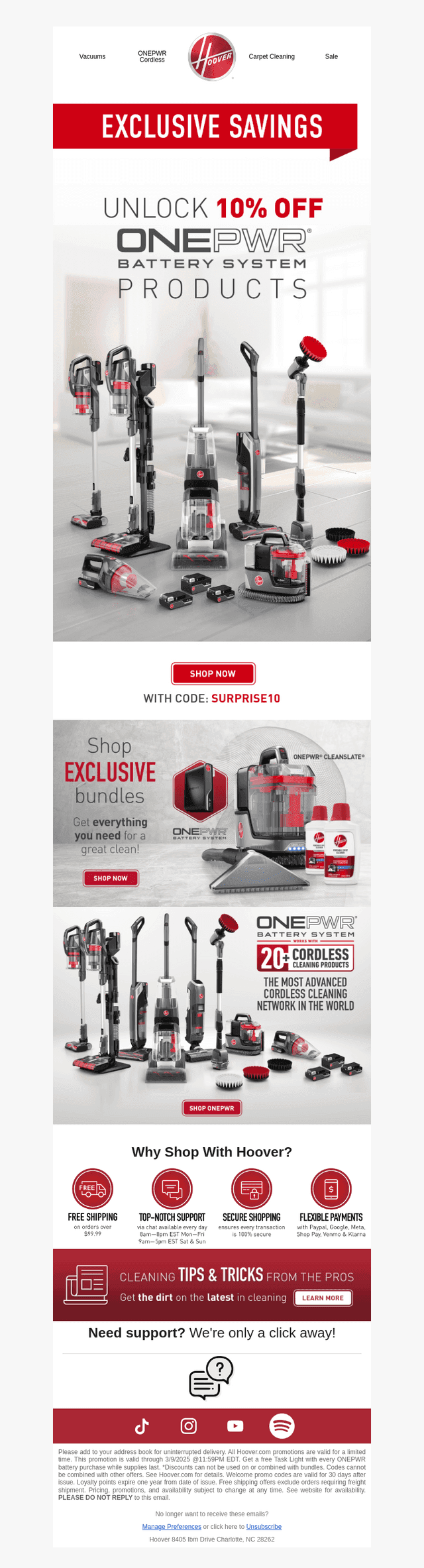Unlock 10% Off ONEPWR Products