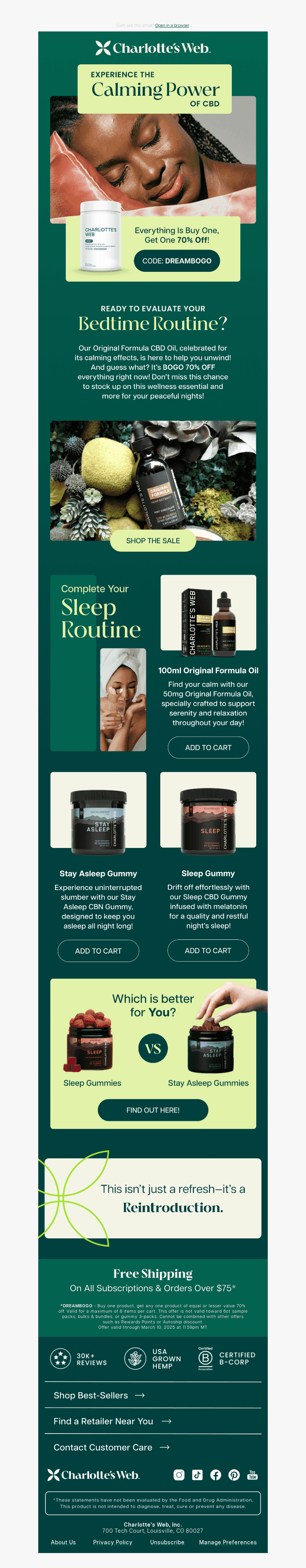 🌙 Trouble Sleeping? Relax & Save—BOGO 70% Off!