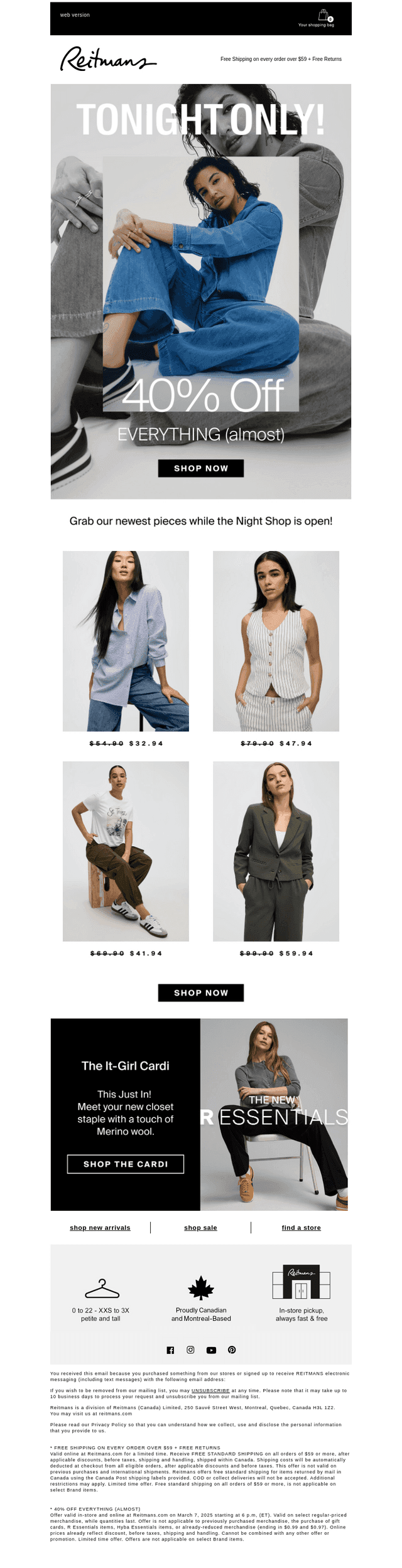 3, 2, 1…40% off starts right NOW!