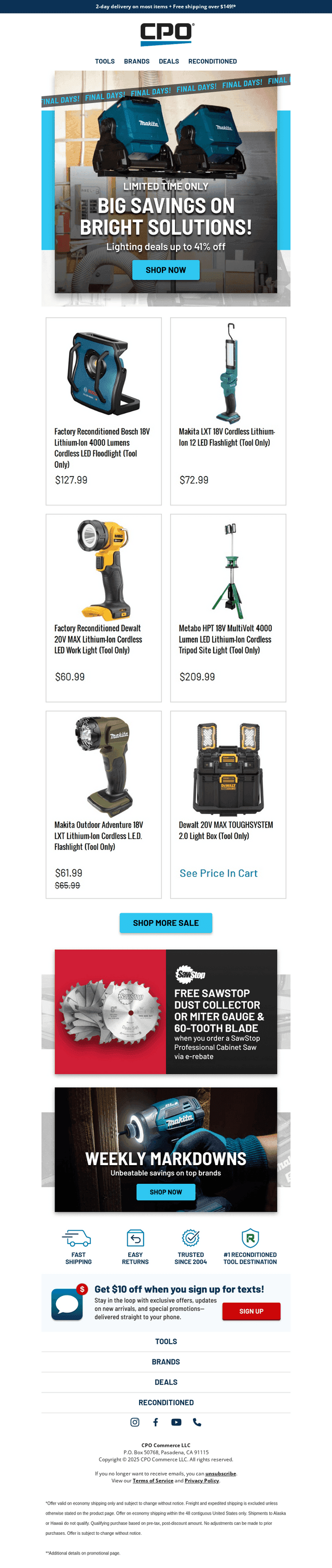 Spring Forward with Big Savings on Lighting! ☀️