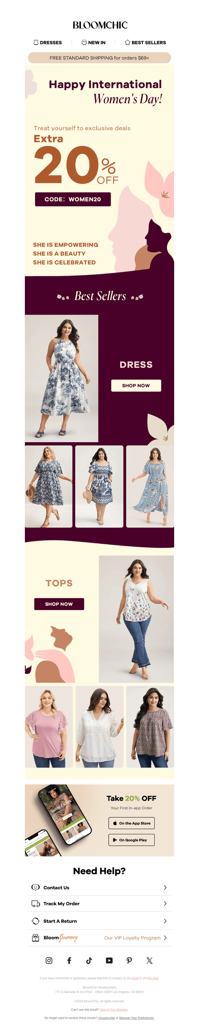 Celebrating Women: 20% Sitewide ♥