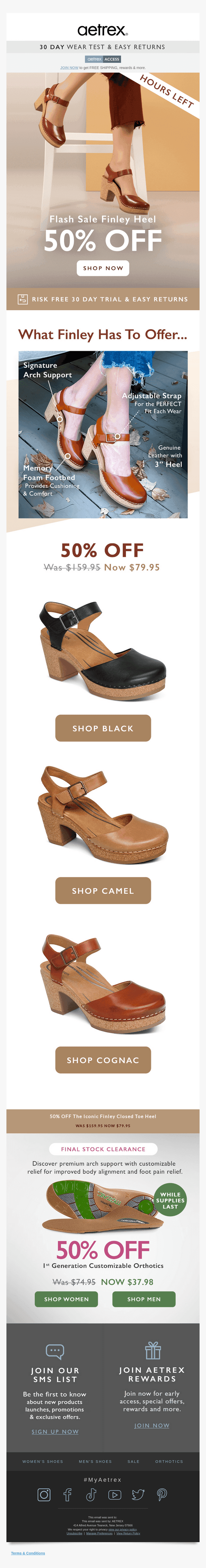 🚨Last Call! 50% OFF Finley Heels – Ends Tonight!