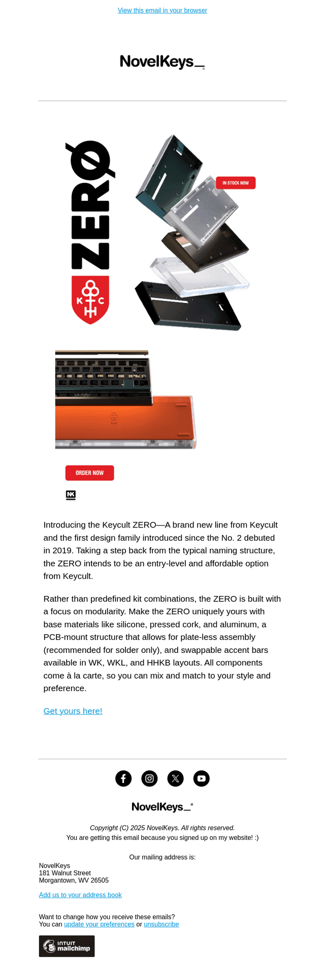 The Keycult ZERO - In Stock!